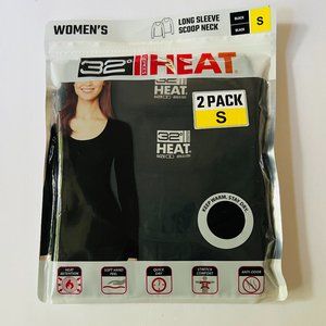 32 DEGREE HEAT Women's 2 Pack Long Sleeve Tops NIP